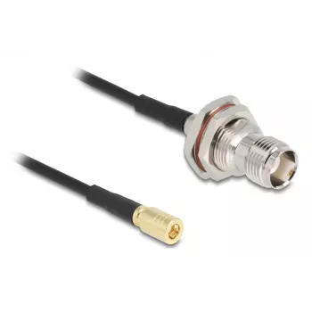 Cabo de antena Delock Conector fêmea TNC para Conector macho SMB RG-174 20 cm (90724)