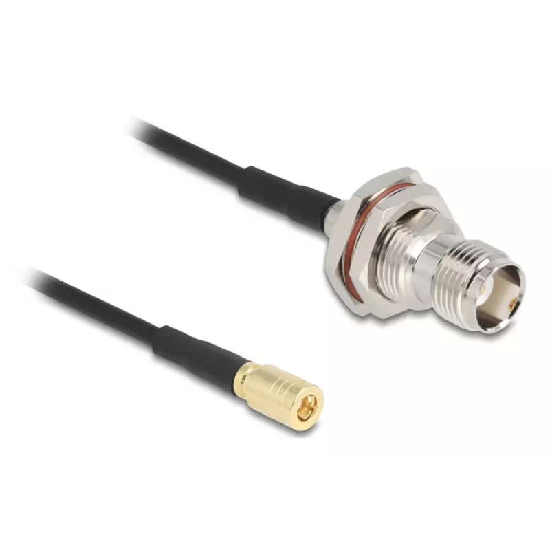 Cabo de antena Delock Conector fêmea TNC para Conector macho SMB RG-174 20 cm (90724)
