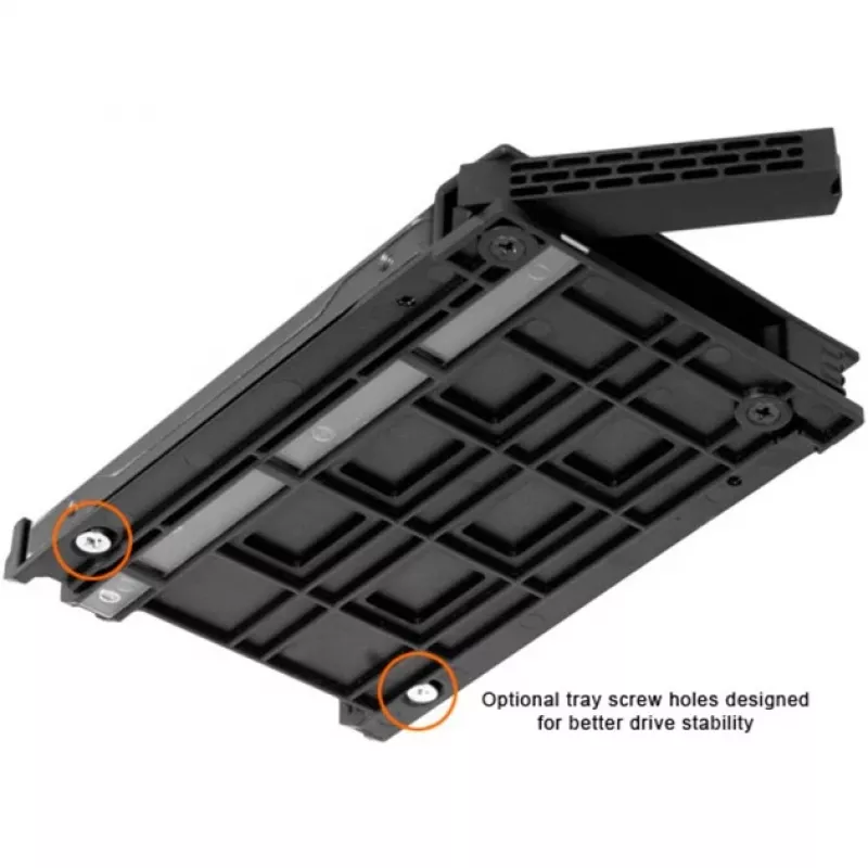 ExpressTray Mini MB322TP-B, suporte de unidade preto, para ICY DOCK ExpressCage MB322SP-B e MB326SP-B