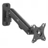 Maclean MC-458 suporte de parede para monitor, mola a gás, altura ajustável, 17-27 polegadas, até 7 kg, VESA 75x75/100x100, preto