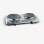 Placa de cozinha de mesa Severin DK 1014 com placa fechada 2 zonas controlo por botão rotativo
