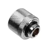 Conector Alphacool Eiszapfen reto G1/4 polegadas macho para 16/10mm - prateado cromado