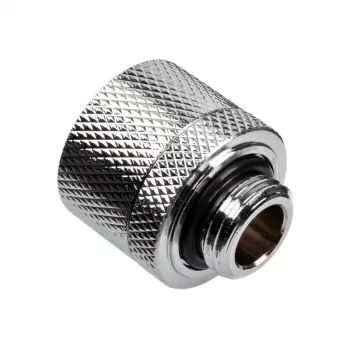 Conector Alphacool Eiszapfen reto G1/4 polegadas macho para 16/10mm - prateado cromado