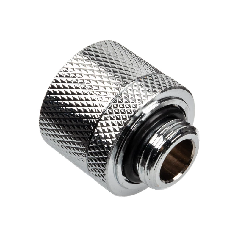 Conector Alphacool Eiszapfen reto G1/4 polegadas macho para 16/10mm - prateado cromado