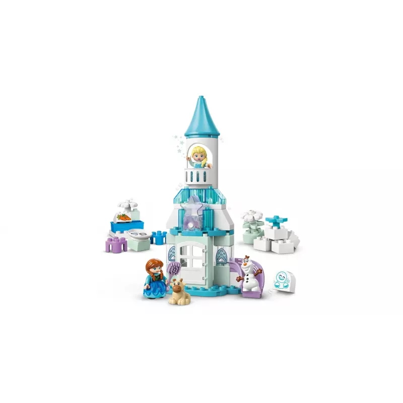 Conjunto de construção LEGO DUPLO 10455 festa no palácio de gelo da Anna e da Elsa da Disney