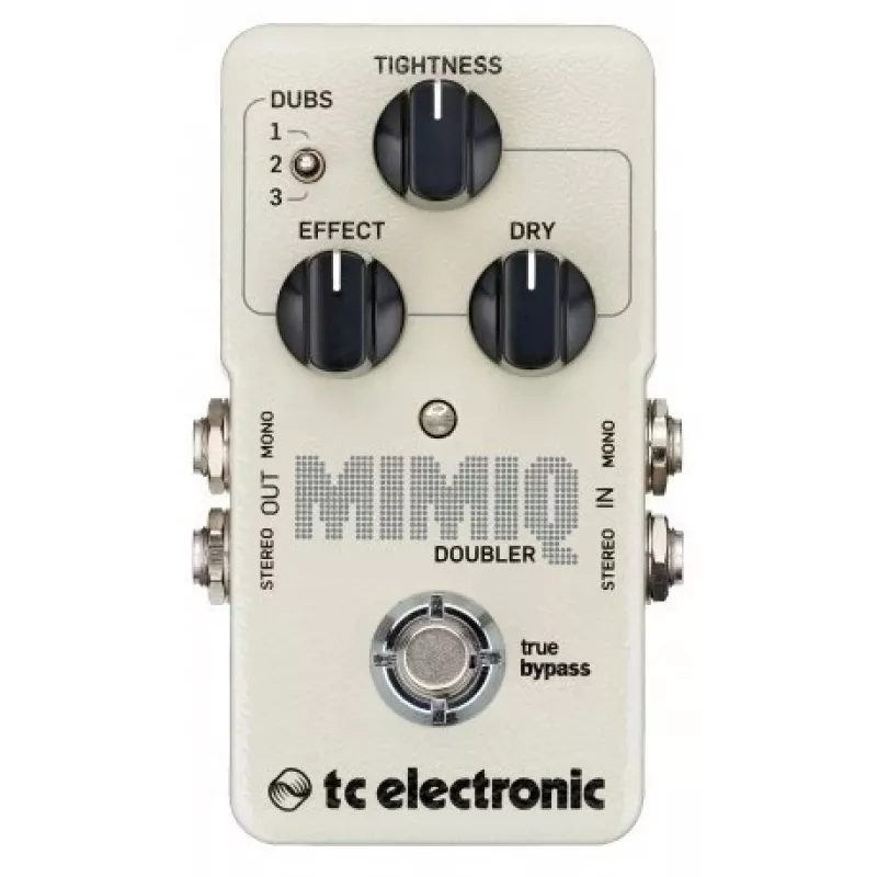 Pedal de efeitos para guitarra TC Electronic Mimiq Doubler — Doubler compacto com True-Bypass