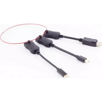 Conjunto de adaptadores HDMI shiverpeaks, DisplayPort/Mini-DisplayPort/USB-C macho, 4K60Hz (BS10-01020)