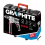 Berbequim de punho de pistola Graphite 58G728, 3000 rpm, bucha de coroa dentada, 1,3 cm