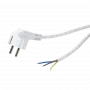 Logilink - Cabo de alimentação - CEE 7/7 (M) para extremidade aberta - AC 250 V - 1,5 m - branco (CP136)