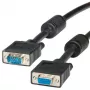 Cabo VGA ROLINE HQ 10m HD15 M - HD15 F