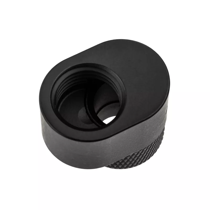 XSPC G1/4 Rotary 7mm Offset Fitting - preto mate