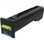 Lexmark - Rendimento especialmente elevado - Ciano - Original - Cartucho de toner LCCP - para Lexmark CX825de, CX825dte, CX825dtfe (82K0X20)