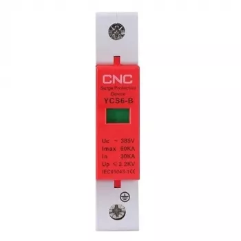 Dispositivo de proteção contra sobretensões HiSmart NV821686 1P classe B 30–60 kA 385 V AC