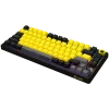 Teclado gaming mecânico sem fios LORGAR KBP7075W — Preto/Amarelo, layout EN