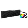 Refrigeração líquida AIO Montech Hyper Flow ARGB 360 mm preto – radiador de 360 mm, ARGB, dissipador de CPU fechado
