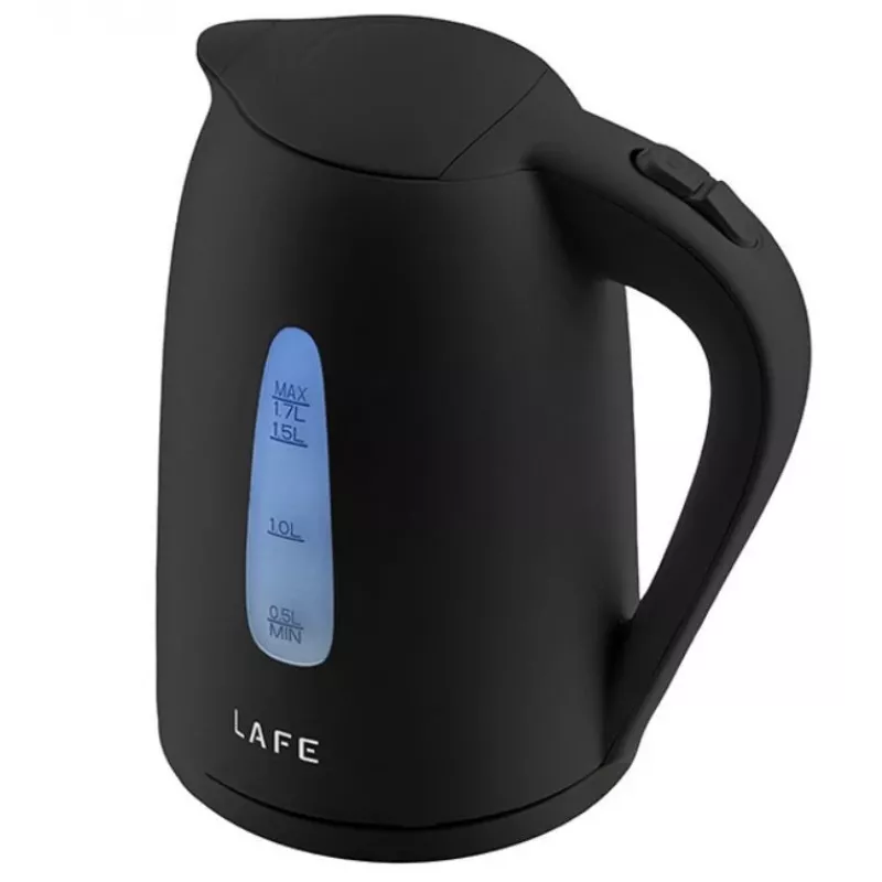 Chaleira elétrica LAFE 1,7 l 2200 W preta