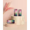 Capa para smartphone iKins para Samsung Galaxy S21+ — design flores aquáticas, preto