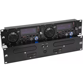 Leitor de DJ CD/MP3 Omnitronic XDP-3002 duplo deck com suporte USB