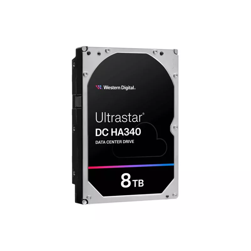 WD Ultrastar DC HA340 WUS721208BLE6L4 - Disco rígido - Data center - 8TB - interno - 3,5 (8,9 cm) - SATA 6Gb/s - 7200 rpm - Memória intermédia: 256MB (0B47078)