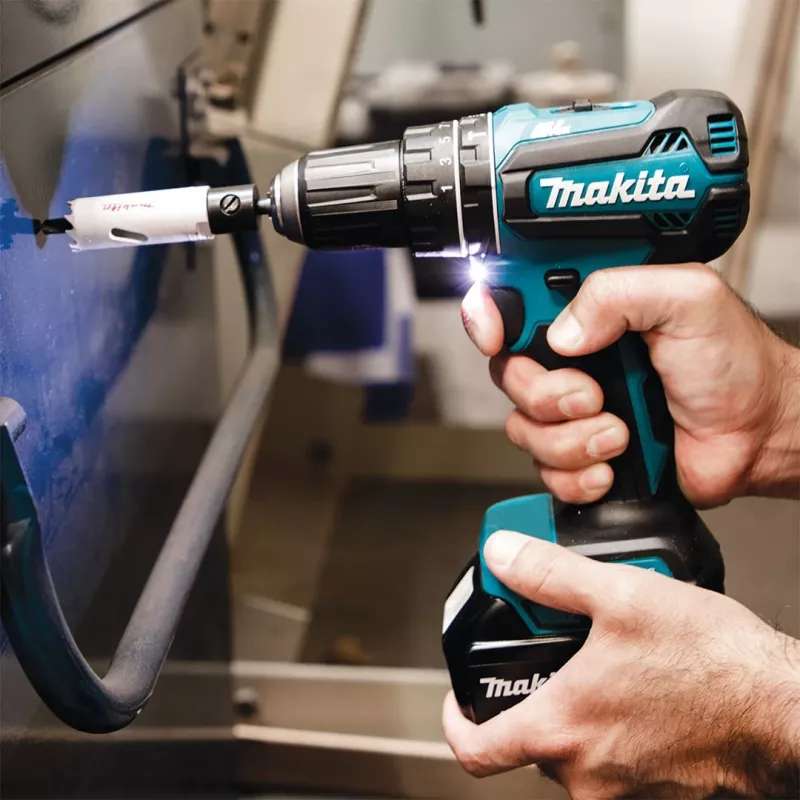 Berbequim Makita DHP485Z sem chave 1,1 kg preto, azul