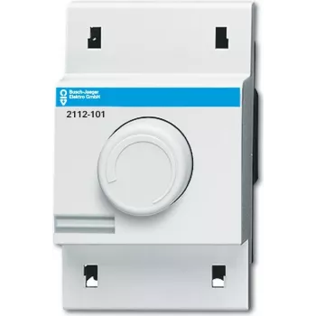 BUSCH JAEGER 2112-101 - dimmer - montável - botão rotativo - branco - 230 V - 50 - 60 Hz