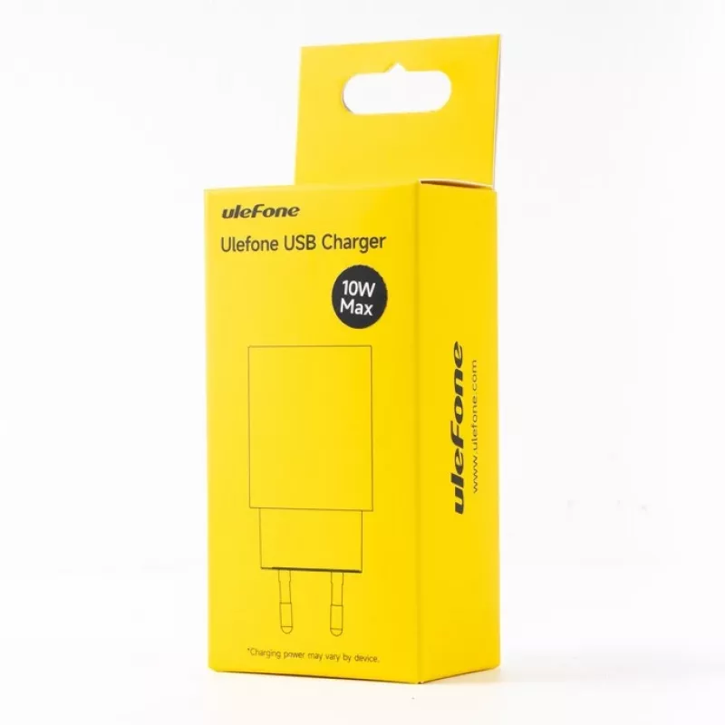 Carregador UleFone 10W para Armor X12 Pro e Tab W10 — carregador USB de 10 W para smartphones e tablets
