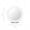 Espelho de maquilhagem de pé Medisana 23603 — redondo, branco, a pilhas, dobrável, iluminação integrada
