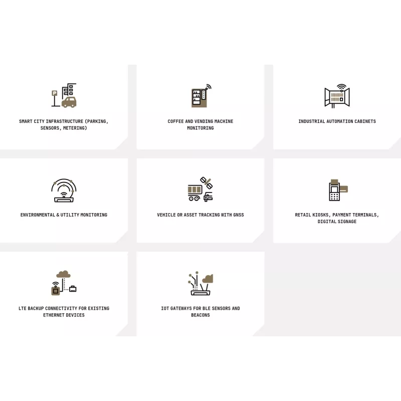 Router de rede IoT-Gateway LTE4/KNOT EC25-EU&KNE Mikrotik