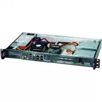 Caixa de computador Supermicro CSE-505-203B rack (1U) preta