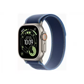 Apple Watch Ultra 3 GPS + Cellular 49mm caixa Natural Titanium com Trail Loop Blue/Bright Blue - M/L | Apple