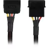 Cabo adaptador de alimentação SATA Sharkoon 15 cm — adaptador para conectores de alimentação SATA