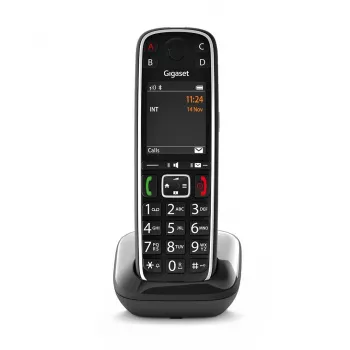 Telefone analógico/DECT Gigaset E720 com identificação de chamadas preto