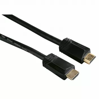 Hama HDMI/HDMI, 3 m cabo HDMI HDMI Type-A (standard) preto