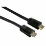 Hama HDMI/HDMI, 3 m cabo HDMI HDMI Type-A (standard) preto