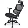 Cadeira de escritório Sharkoon OfficePal C40 — preta, design ergonómico, altura ajustável