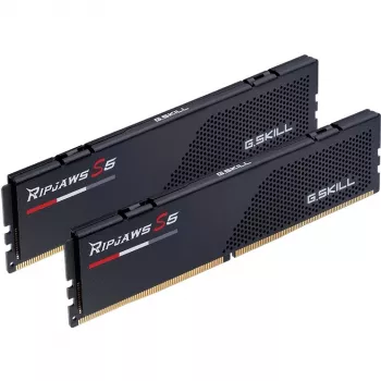 G. Skill Ripjaws S5 64GB (2x 32GB) DDR5 6000MHz Dual Channel Kit Memória RAM para Desktop Preta