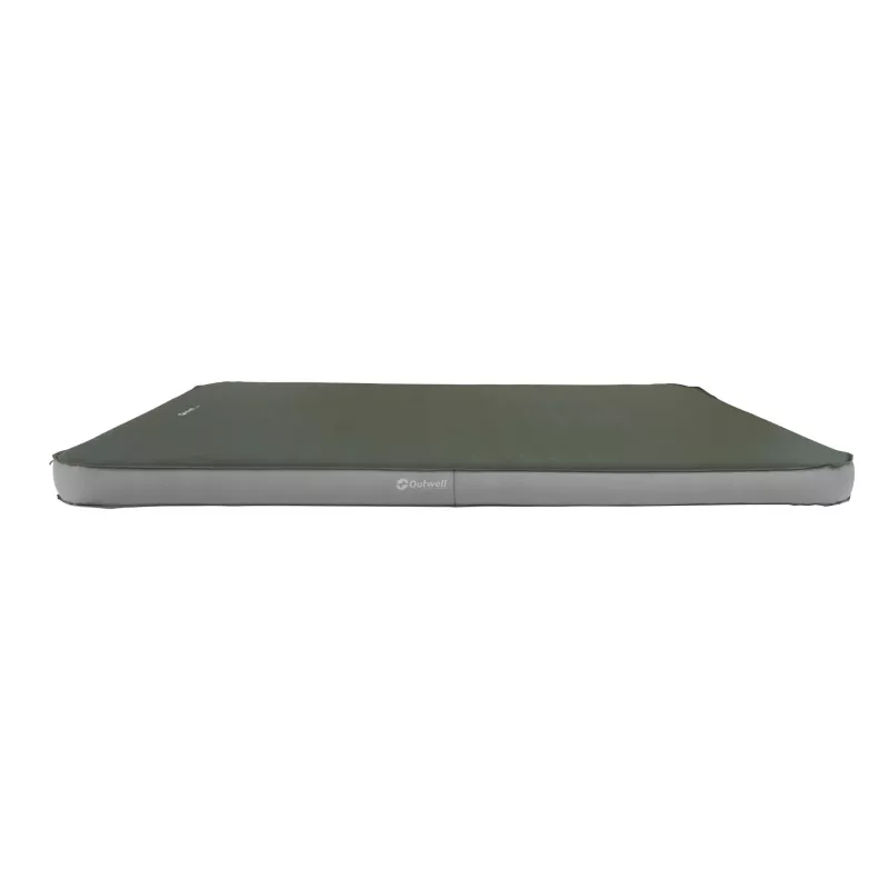 Colchão insuflável duplo Outwell 400146 — 1350×2030×100 mm, poliéster, verde/cinzento