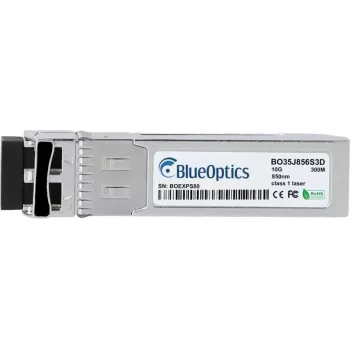 Transceptor SFP+ BlueOptics MFM1T02A-SR-P-BO, LC-Duplex, 10GBASE-SR, Multimodo 850nm, 300 m, 0–70°C