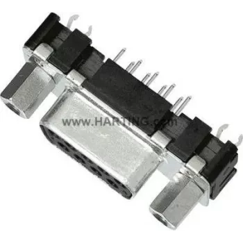 Conector de fios D-Sub 2 Harting 09 66 251 6513