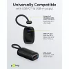 Powerbank 5.000 mAh, cabo USB-C integrado 13 cm, 20 watts (preto, 5 Ah, 1x USB-A, 1x USB-C, PD, QC)