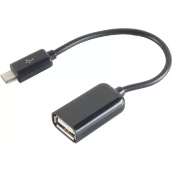 Adaptador USB OTG para smartphone ShiverPeaks 33904 — adaptador OTG para dispositivos móveis