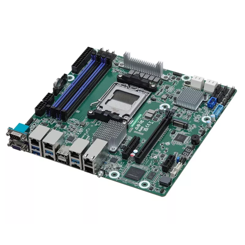 Placa-mãe ASRock B650D4U-2L2T/BCM AMD B650 Express Socket AM5 micro ATX