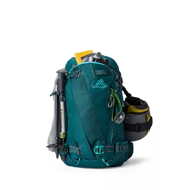Mochila de caminhada para mulher Gregory Targhee 30 l XS/S verde