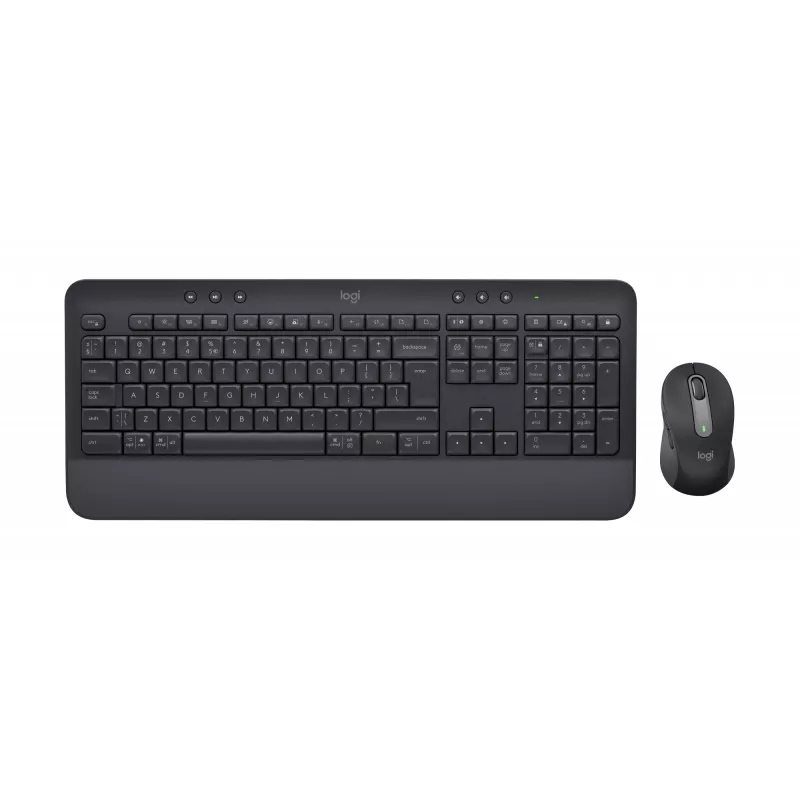 Logitech Signature MK650 for Business - Conjunto teclado e rato - Sem fios - 2,4 GHz, Bluetooth LE - QWERTY - Espanhol - Grafite