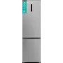 Gorenje NRB620E61X4WFE frigorífico combinado, de instalação livre, NoFrost, 413 l (283 l frigorífico + 130 l congelador inferior), ecrã eletrónico, iluminação LED, classe energética E, aço inoxidável