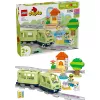 Conjunto de comboio de brincar LEGO DUPLO Aventuras interativas comboio 10427, 57 peças, 2 minifiguras, para crianças a partir dos 2 anos
