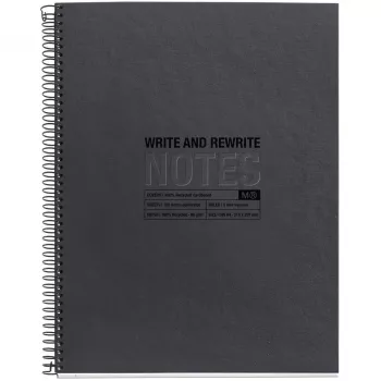 Caderno MAUL A602790 A4 120 folhas preto