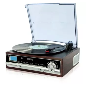 Camry Premium CR1113 gira-discos de correia com rádio, preto