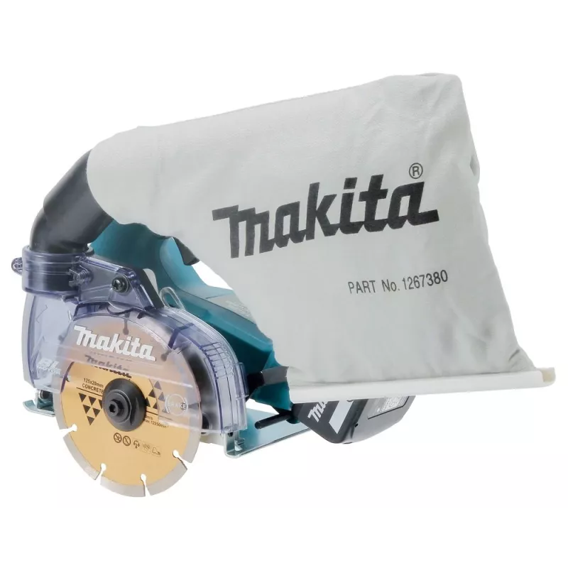 Serra circular manual Makita DCC500Z 12,5 cm verde