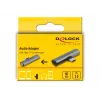 Adaptador de cabo DeLOCK 64186 USB Type-C para USB Type-C + 3,5 mm cinzento